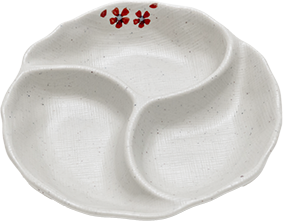 Matte Three-sided Plate